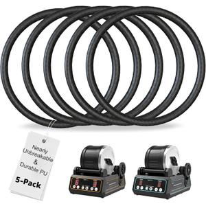 Rock Tumbler PU Replacement Belt for K1 & K1 Pro  Upgraded Durable Anti-Break Design, Not Compatible with Other Models  5 Pack