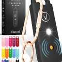 Vantamo Personal Alarm for Self Defense with Low Battery Notice, Strobe Light & Extra Loud 130 dB Double Speakers Safety Keychain Set for Women, Rechargeable Panic Button for Womens Self Defense (Charcoal)