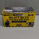 Reli. Contractor Garbage Bags 55 Gallon | 20 Trash Bags | Heavy Duty | Black Contractor