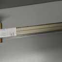 Ceiling Curtain Track, Aluminum Sliding Rail, Champagne, 6.2ft