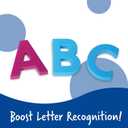 Learning Resources Jumbo Magnetic Uppercase Letters - Magnetic ABC, Alphabet Recognition for Preschoolers, Phonics and Spelling, Classroom, Teach Toddler Reading, Educational Toy, Gifts for Kids