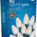 SYLVANIA 50 Lt C9 Faceted Warm White Set LED Lights