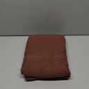 DAN RIVER 100% Cotton Jersey Fitted Sheet, Full, Brown, 16 Inch Deep Pockets, Ultra Soft & Breathable, Stretchy Knit Fabric, Fitted Bed Sheet for Queen Mattress