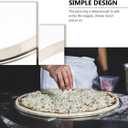 Homoyoyo 12in Stainless Steel Pizza Baking Ring - for Cheesecakes - Muffins and Pies