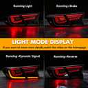 Sequential LED Tail Lights for 20182022 Honda Accord 10th Gen/Refresh,CyberScale Style, Startup Animation, Dynamic Turn Signal, Bright Brake & Reverse, Gray Lens, Plug-and-Play, Weatherproof