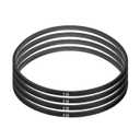 uxcell 4pcs A30 or 4L320 Classic Wrapped Rubber V-Belt, 30"(767mm) Inside Circumference, A Profile V Belt
