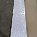 Roundhill Furniture Giyano 4 Panel Screen Room Divider, White