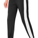 Women's Joggers Pants with Zipper Pockets High Waisted Athletic Drawstring Sweatpants for Lounge Workout Jogging 2024 (Beige, S)