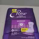 Poise Overnight Incontinence & Postpartum Pads for Bladder Leaks, 8 Drop Extra Coverage, 36 Count