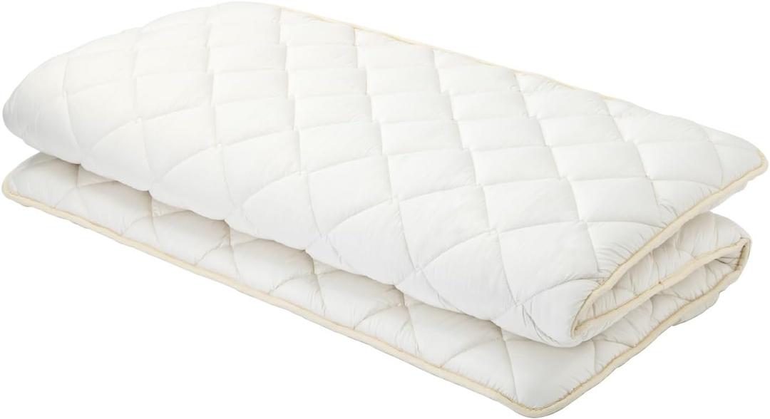 MORIRIN Japanese Floor Futon Mattress (Shikibuton) with Body Pressure Dispersion, Made in Japan, Full