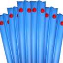 Robelle 8 ft. 6-Pack Heavy Duty Blue Double Chamber Pool Cover Weights, .33 MM Thick Vinyl, Pool Water Bags, Water Tubes