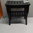 Bamboo Black Shower Bench Stool Shower Chair Seat Adult Women Her Sister Aunt Wife Hustband Lady Auntie Titi Bestie Soul Happy Christmas Xmas Birthday Gifts Cool Unique Aesthetic 30 40 60 70 Year Old