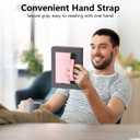 Case for Kindle Paperwhite 7"/6.8" (12th/11th Gen, 2024/2021) & Kindle Colorsoft Signature Edition 2024, Slim PU Shell Cover with Stand, Hand Strap, Auto-Wake/Sleep Feature Not for TCL, Pink