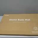 Fast Drying Stone Bath Mats for Bathroom, Non-Slip Diatomaceous Earth Bath Mat, Super Absorbent Bath Mat Stone, 1'3" x 1'11"