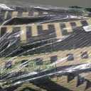 OLANLY Outdoor Rug Waterproof 6x9 ft, Reversible Outdoor Plastic Straw Rug, Boho Patio Rug, Indoor Outdoor Carpet, RV Mat Outside for Patio, Camp, Picnic, Balcony, Deck, Backyard, Black & Beige