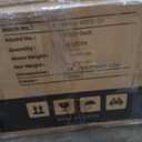 COLAMY 118" U-Shaped Sectional Couch, 4-Seat Modular Sofa with 2 Ottomans and Foldable Side Table, Grey for Living Room