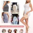 Shapewear Tummy Control Shorts - High Waisted Shapewear Underwear Body Shaper Butt Lifting Shorts Under Dresses (Beige, M)