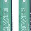 GE RPWFE Refrigerator Water Filter, Genuine Replacement Filter, Certified to Reduce Lead, Sulfur, and 50+ Other Impurities, Replace Every 6 Months for Best Results, Pack of 2