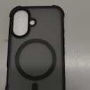 for iPhone 16 Case [Compatible with MagSafe] [2X Screen Protectors] [Military Grade Drop Tested] Heavy Duty Magnetic Phone Case for iPhone 16 6.1",Black