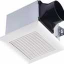 Tech Drive Bathroom Exhaust Fan 110 CFM, 1.5 Sone, 4-Inch Duct,No Attic Access Needed,Very Quiet Ventilation Fan, Easy to Install Ceiling Mounted, White, ETL Certified