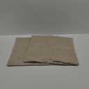 Home Brilliant Euro Shams Pillow Covers 26x26 Lined Linen Decorative Square Pillow Covers Neutral Decorative Pillowcases for Bedroom Living Room Nursery, 26 x 26 Inch, Set of 2, Burlap