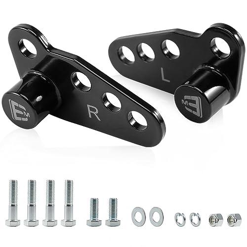Eumti Motorcycle Rear Lowering Kits Adjustable 1"2"3" Compatible with Harley Touring Standards Street Glide Electra Glide Ultra Glide Road King 2002-2016