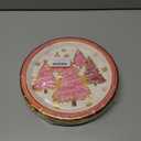 40Pcs 9 Inch Christmas Plates Merry Christmas Disposable Paper Plates Gold Foil Pink Xmas Tree Party Plates for Holiday Party Dinner Tableware Supplies Decor