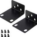 2Pcs Adjustable Rack Mounts Compatible with Hikvision 190157623 76 Series Switches Compatible with HiWatch DVR NVR