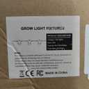 Hanging Grow Light 5000K, Briignite 3 Grow Light Bulbs with 8.86ft Power Cord, Replaceable Bulbs E26 Base, Linkable Hanging Plant Light, LED Full Spectrum Grow Lights for Indoor Plants 300W Equivalent