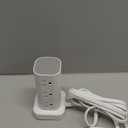 Power Strip Tower with Multiple Outlets, Flat Plug Surge Protector Tower Extension Cord with 12 AC Outlets 4 USB Ports (2 USB C), 10FT Cord Power Tower Surge Protector for Home Office Dorm Room, White