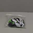 Womens One Piece Flame Print High Cut Bodysuit Swimsuit Bikini Swimwear Bathing Suit Rave Costume (Small, Neon Green)