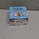 Rechargeable Interactive Cat Toys, Automatic Cat Toy for Indoor Cats, Durable Hide and Seek Cat Toy with Moving Concealed Feathers, Touch Activated Kitten Toys Cat Exercise Toys, Blue Purple Cover