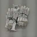 PREXTEX 100-Count Ultra Bright Christmas Lights - 20 ft Clear StringLights on White Wire - Incandescent Xmas TreeLights for Indoor and Outdoor Decorations