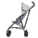 Dream On Me Aero Travel Umbrella Stroller, One-Hand Quick Fold, 3-Point Safety Harness, Dual Brakes, Adjustable Removable Canopy, Lightweight Compact & Space-Saving for Infants and Toddlers – Grey