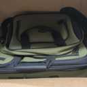 U.S. Traveler Rio Lightweight Softside Rolling Carry-on Suitcase, 2-Wheel Set, Green, 21"/14"