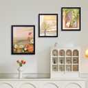 decorUhome 8x10 Picture Frame, Display Pictures 5x7 with Mat or 8x10 without Mat, Wall & Tabletop Display Photo Frame, Black, 2 Pack