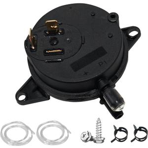 42001-0061s Pressure Switch, Air Flow Switch, Compatible with Pentair MasterTemp and Sta Rite Max-E Therm Models of Heaters, MasterTemp 400 300 200 125 Low Nitrogen Pool Heater, Comes with 2 Hoses