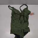 Smismivo Women's Tummy Control Push Up Swimsuit with Retro Slimming Ruffles One Piece Swimwear Swimsuits for Women
Large