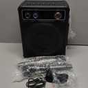 VOSOCO Karaoke Machine, Portable Bluetooth Karaoke Speaker with 2 Wireless Microphones, PA System for Adults Kids with LED Lights & Echo Adjustment, Supports TWS/TF/USB/AUX for Home Party (T03-2 MICS)