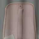 Prite Makeup Bag, Large Capacity Portable Travel Cosmetic Bag, Waterproof Makeup Organizer for Women with Handle and Divider (002 Pearl Pink)