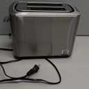 2 Slice Toaster with Wide Slots for Bread & Bagels, Stainless Steel Toaster with Digital Countdown, 6 Shade Settings, Defrost, Reheat & Cancel, Compact Design for Kitchen