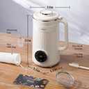 KIDISLE 8 in 1 Nut Milk Maker Blender, 32oz Homemade Soy, Almond, Oat, Coconut, Plant Based and Non Dairy Beverages, Automatic Soybean Machine With Delay Start/Keep Warm/Boil Water, Cream
