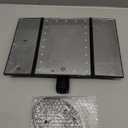 FASCINATE Trifold Vanity Mirror with Lights, Lighted Makeup Mirror 2X/3X Magnification, 21 LED Touch Dimming, Dual Power 180 Rotation Lit Beauty Table Mirror, Make up Mirror with Lighting (White)