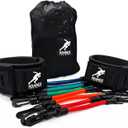 Kbands | Speed and Strength Leg Resistance Bands | Includes Speed 101 and Agility FX Digital Training Programs - Sizes for Youth, Intermediate, and Advanced Athletes (Blue, Green, Red, Orange)