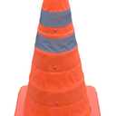 12 Inch Collapsible Traffic Multi Purpose Pop Up Reflective Safety Cone, Work Area Protection, Emergency Roadside Barrier