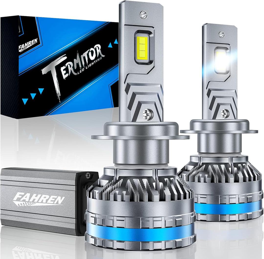 FAHREN Upgraded H7 Fog Bulbs, 120W 70000LM H7 tire lights, Plug and Play, Pack of 2