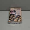 Cookie Press Gun Black - Spritz Cookie Press Kit with 13 Discs & 8 Piping Tips | Perfect for Thanksgiving Christmas, Baking & Cake Decorating