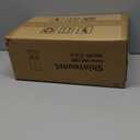 ShinYouneL Outdoor Wall Sconce with Seeded Glass Shade, Black Dual Light Fixture for Exterior, Porch, Patio, Waterproof Vintage Lantern Style Wall Mount Lamp for Garden, Entryway, and Garage