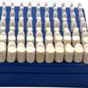 Oudtinx 100pcs Multifunctional Wool Felt Mandrel Mounted Grinding Polishing Accessories Attachment Set - Comepatible with Dremel-1/8 Inch Shank