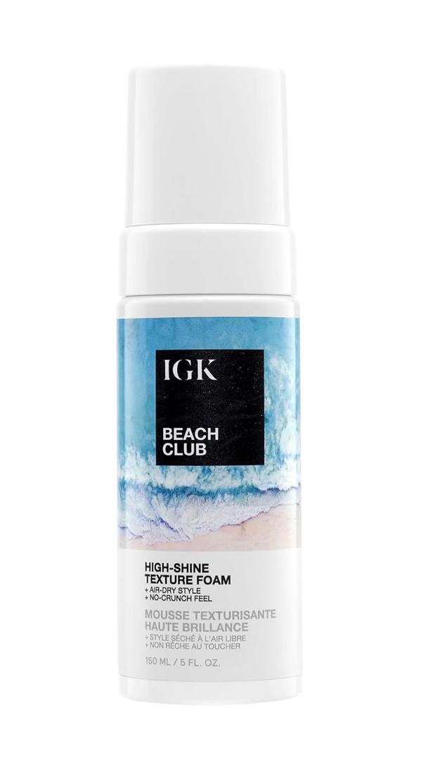 IGK BEACH CLUB High-Shine Texture Foam (5 Fl Oz (Pack of 1))